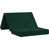 vidaXL Vouwbare Sofa Bed 100 x 67 x 45 cm Donkergroen