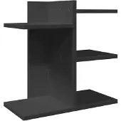 vidaXL Bureau organiser 42x21,5x42 cm bewerkt hout zwart