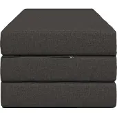vidaXL Vouwbare Sofa Bed 140 x 67 x 45 cm Donkergrijs
