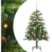 vidaXL Kunstkerstboom Groen 150 cm PVC en Metalen