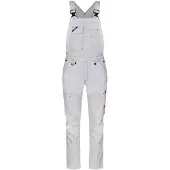 F-engel F. Engel 3369 X-treme Stretch Bib Overall White maat 52 heren
