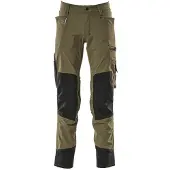 Mascot 17179-311 Broek met kniezakken Mosgroen maat 90C58 heren