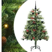 vidaXL Kunstkerstboom Groen 150 cm PVC en Metalen