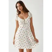 Hiccups for Kids Gegoten Bloemen Mini Jurk
