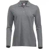 Clique New Classic Marion L/S Grijs Melange maat S dames