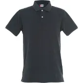 Clique Stretch Premium Polo Heren Antraciet Melange maat XL heren