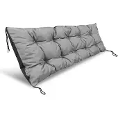 AIO Factory Tuinkussen 120x50 cm voor bank, schommel, pallet, waterdicht, grijs