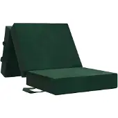 vidaXL Vouwbare Sofa Bed 75 x 63 x 45 cm Donkergroen