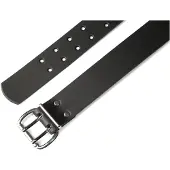 FHB Carsten Leren riem, dubbele doorn Zwart maat 70 cm uniseks