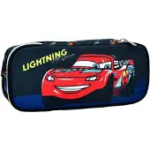 Giovas Disney Cars pennenetui met 2 vakken, 26 cm