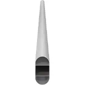 vidaXL Kaststang 2 pcs Zilver 764 x 15 x 29 mm Aluminiumlegering