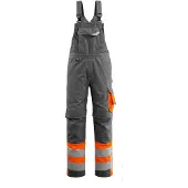Mascot 15669-860 Amerikaanse overall met kniezakken Donkerantraciet/Hi-Vis Oranje maat 82C52 uniseks