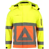Tricorp 403002 Softshell Verkeersregelaar Fluor Oranje-Geel maat M heren