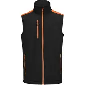 Printer Prime Softshell Bodywarmer Heren Zwart/Oranje maat 4XL heren