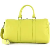 Seidenfelt Manufaktur Handtas Reistas SFM224 Duffle Lime Geel