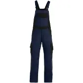 FHB Eckhard Tuinbroek Twill Marineblauw-Zwart maat 46 heren
