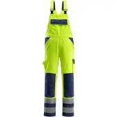 Mascot 07169-470 Amerikaanse overall met kniezakken Hi-Vis Geel/Marine maat 82C50 uniseks