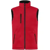 Clique Padded Hoody Softshell Bodywarmer Rood maat 3XL heren