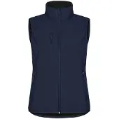 Clique Dames softshell bodywarmer Classic S / Navy