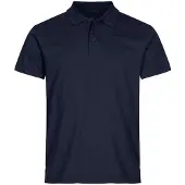 Clique T-shirt met korte mouwen en kraag