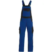 FHB Eckhard Tuinbroek Twill Korenblauw-Zwart maat 56 heren
