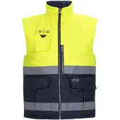 Hydrowear Metz 043446yn Giletz Antistatisch Brandvertragend Geel/marine | Maat: L