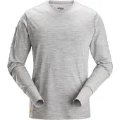 Snickers 2451 T-shirt Wollen Lange Mouwen Antibacterial Slim Fit | Maat: XXL