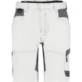 Dassy Axis Painters Women Schildersshort met stretch voor dames Wit/Antracietgrijs maat 32 dames