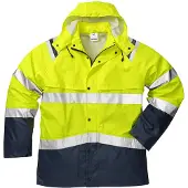 Fristads High vis regenjack klasse 3 4624 RS Hi-Vis geel/marineblauw maat L heren