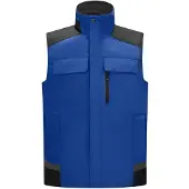 FHB Hauke Werkvest Korenblauw-Zwart maat 2XL heren