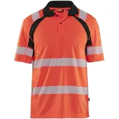 Blakläder 3595-1013 UV-Poloshirt High Vis High Vis Rood/Zwart maat L heren