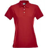 Clique Premium Dames Polo Red maat 2XL dames