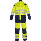 Hydrowear Mumbai Multinorm Overal Fluor Geel/Marine maat 44 heren