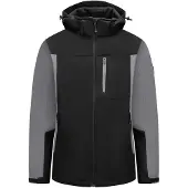 FHB Jannik Softshell-Jack Grijs-Zwart maat 5XL heren
