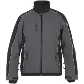 Hydrowear Vietnam Softshell Grijs/Zwart maat XS heren