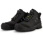Dassy Amon S3S FO SC SR ESD Halfhoge veiligheidsschoen Zwart maat 45 heren