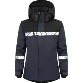 Projob 7420 Gevoerde Functionele Jas Dames Zwart/Geel maat XL dames