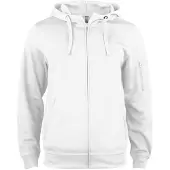 Clique Basic Active Hoody Full Zip Heren Wit maat XS heren