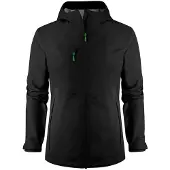 Printer Hiker Shell Jas Dames Zwart maat S dames