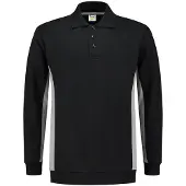 Tricorp 302003 Polosweater Bicolor Zwart/Grijs maat 5XL heren