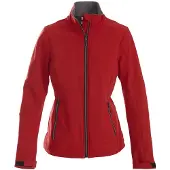 Printer Trial Softshell Jas Dames Rood maat M dames