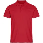 Clique Single Jersey Polo Rood maat 4XL 3671