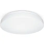 Steinel LED-plafondlamp RS Pro LED P1 Flat, wit / opaal, Badkamer, Kunststof, Modern, LED plafondlamp