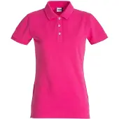 Clique Stretch Premium Polo Ladies Helder Kersen maat XL dames