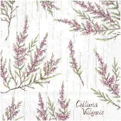 IHR - 2 pakken Lunch servetten - Calluna vulgaris - Grey