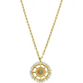 Luxenter Luxeketting met Blauw Kristal 18k goud afwerking - Yakde