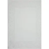 Eurofirany Katoenen Badmat 50x70 cm - Wit, Decoratief, Zacht