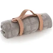 cambrass Squares Bamboo 80x100 Cm Blanket Grijs Kinderen