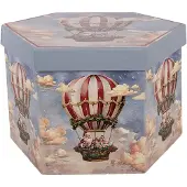 Clayre & Eef Kerstbal Set van 14 Overig 8x8x8 cm Beige Kunststof Kerstballen