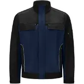 FHB Ernst Werkjack Twill Marineblauw-Zwart maat 2XL heren